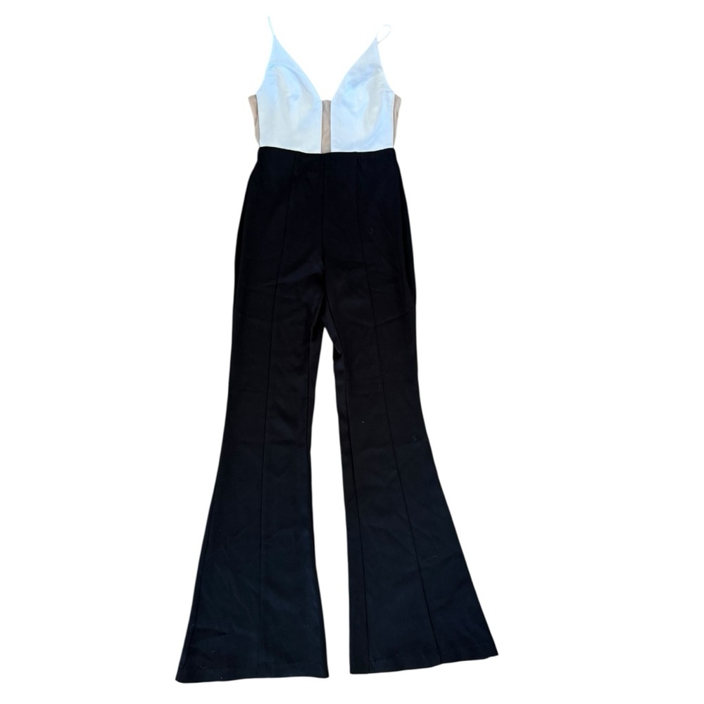 Allen Schwartz Satin Jumpsuit